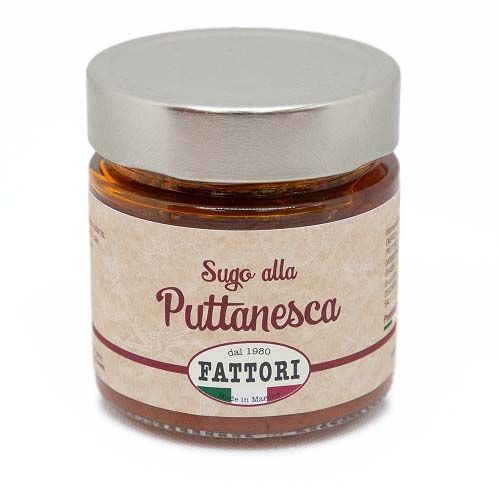 Fattori - Puttanesca Sauce Gluten Free 無麩質意式煙花女麵醬 185g