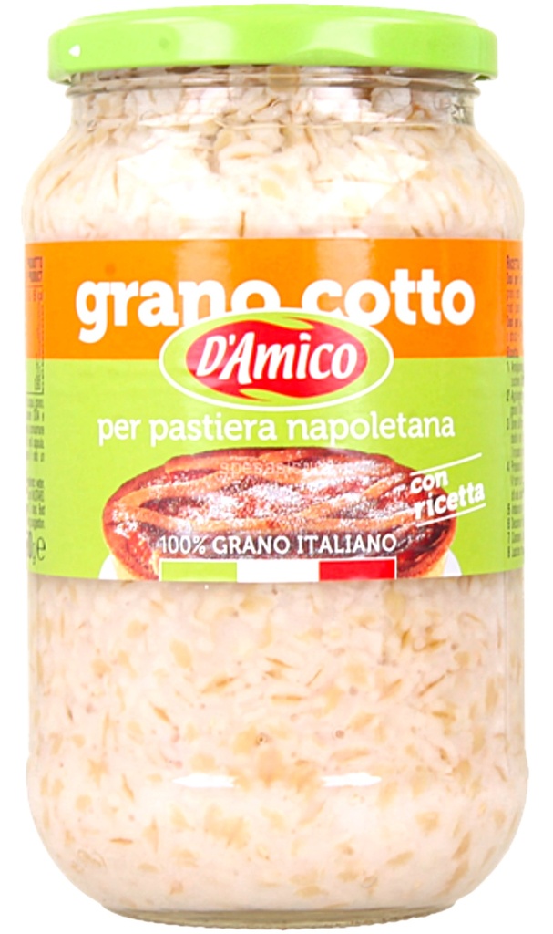 D'Amico - Cooked wheat for Pastiera 580g