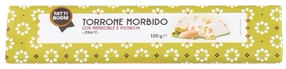 Fatti Buoni - Torrone Morbido Alla Mandorla e Pistacchio 150g