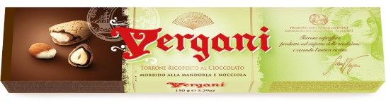 Vergani - Soft Coated with Dark Chocolate Nougat 意大利軟朱古力鳥結糖 0.150