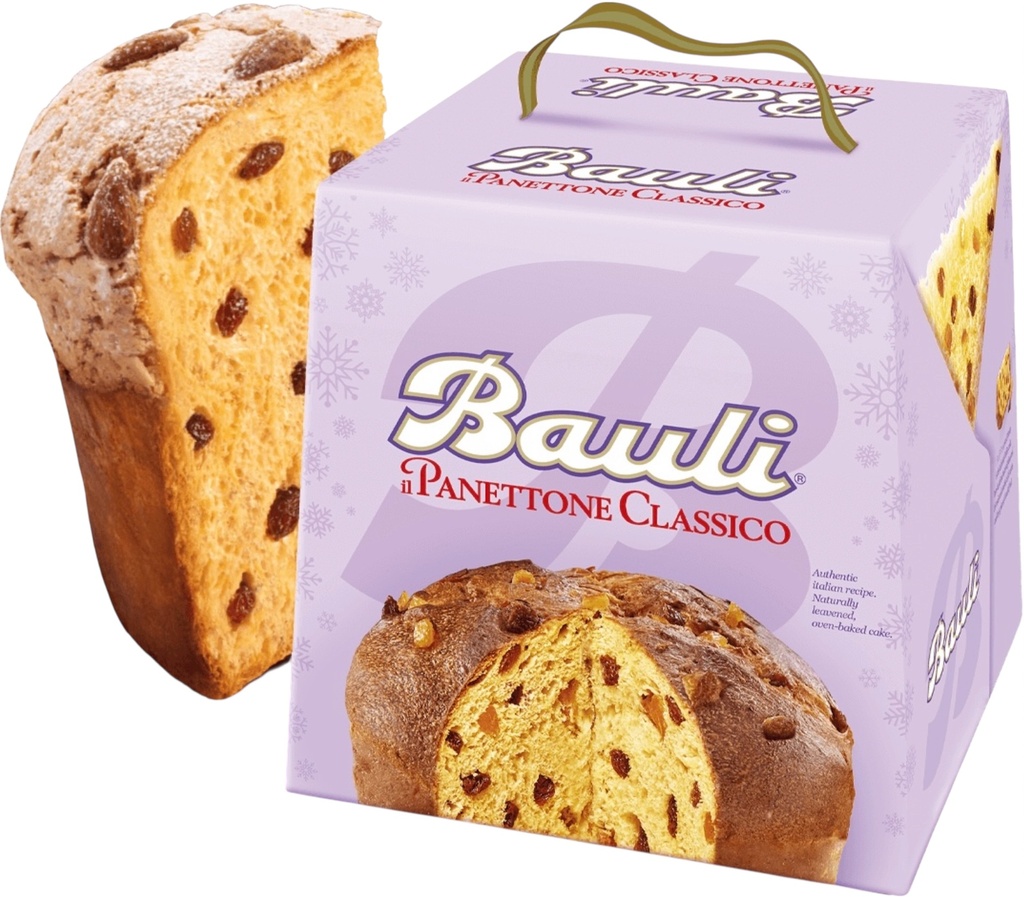 Bauli - Panettone 意大利傳統聖誕蛋糕蜜餞橙皮及提子 1Kg