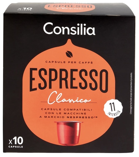 [34258] Consilia - Caffe’ Classico Nespresso 10 Capsules