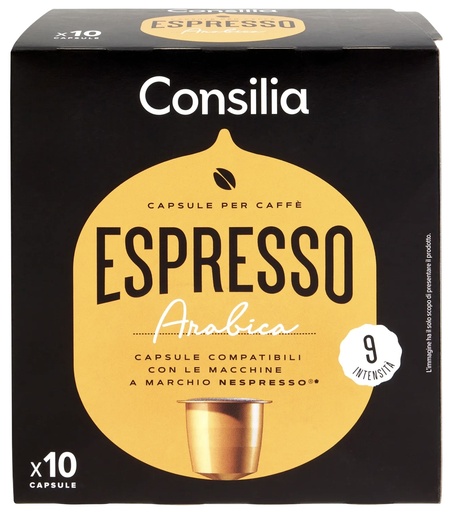 [34266] Consilia - Caffe’ Arabica Nespresso 10 Capsules