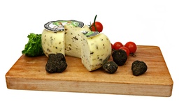 [367966] De Remigis - Cow & Sheeps Caciotta Cheese with Black Truffle 意大利牛奶羊奶混合松露芝士