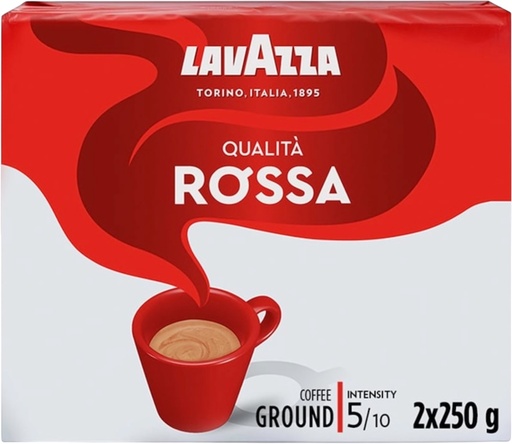 [37036] LavAzza - Caffe’ Macinato Rosso 250g x 2 Pacchi
