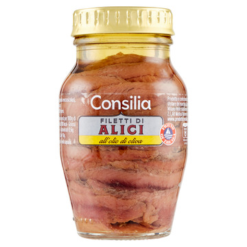[417709] Consilia - Anchovies Fillets in Olive Oil 156g
