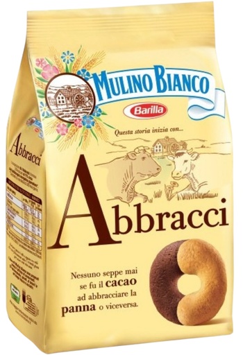 [61408] Mulino Bianco - Abbracci 奶油可可脆餅 350g