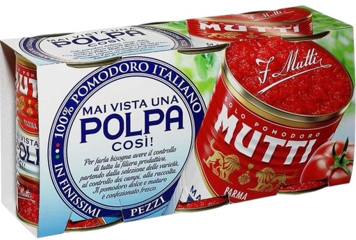 [619957] Mutti - Finely Chopped Tomatoes 210g x 2