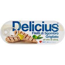 [067801] Delicius - Mackerel Fillets in Olive Oil 125g