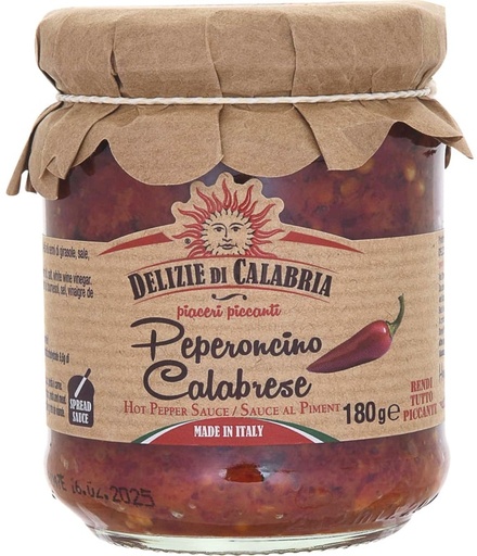 [680855] Delizie di Calabria - Peperoncini Tritati 180g