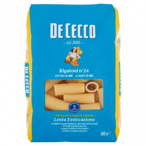 [72405] De Cecco - Rigatoni N°24 意大利粗管通粉 500g