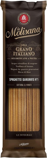 [750807] La Molisana - Whole Wheat Squared Spaghetti N°1 全麥意大利麵 500g