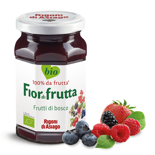 [768028] Rigoni di Asiago Fiordifrutta - Wild Berries Organic Fruit Spread 有機野莓果醬 330g