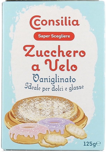[784058] Consilia - Vanilla Flavour Icing Sugar 125g