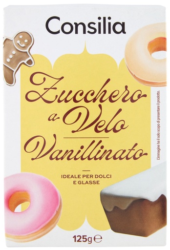 [784058] Consilia - Vanilla Flavour Icing Sugar 125g