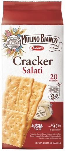 [91868] Mulino Bianco - Crackers with Rock Salt 500g