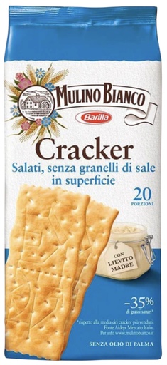 [91942] Mulino Bianco - Crackers without Rock Salt 500g