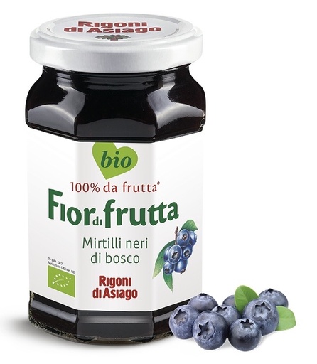 [934281] Rigoni di Asiago - Fiordifrutta Blueberry Organic Fruit Spread 有機藍莓果醬 330g