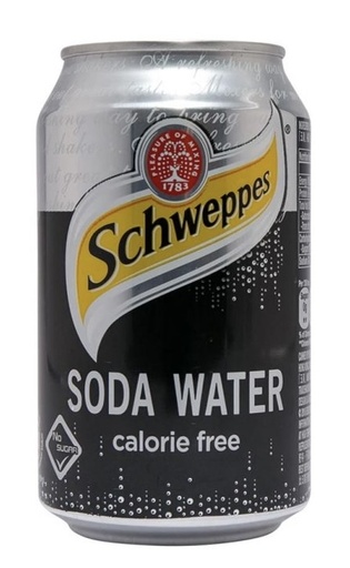 [KF-C33Soda] Schweppes - Soda Water 玉泉梳打水 330ml