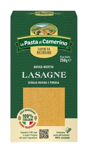 [546261] La Pasta di Camerino - Lasagna Sheets 250g