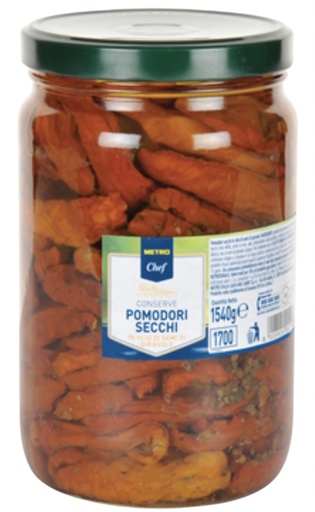 [8026924002267] Metro Chef - Pomodori secchi a fette in olio di semi 1540g