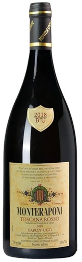 [IF-MONTER-BARONUGO] Monteraponi - Toscana Rosso I.G.T. “Baron’ Ugo” 750ml