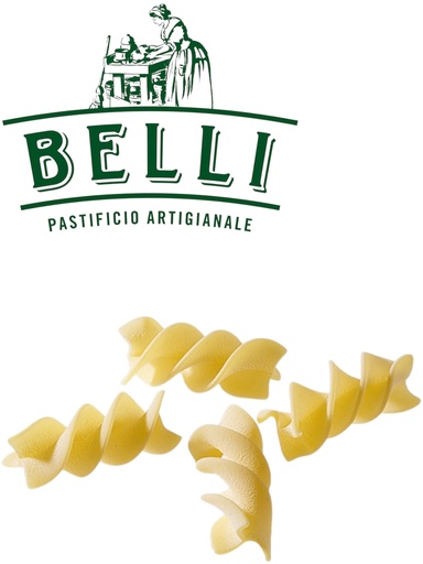 [BE-PAC-EXP-009] Belli - Durum Wheat Semolina Fusilli Giganti 0.500Kg