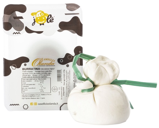 [VA-24924EN] ​Caseificio Olanda - Burrata in Jar 125g