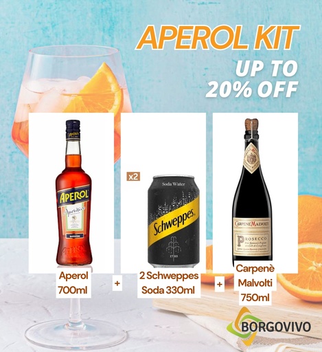[BO-Aperol_Kit] Aperol Spritz 入門組合
