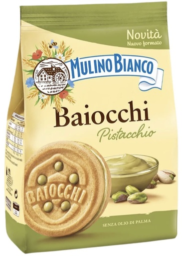 [671976] Mulino Bianco - Baiocchi, Pistachios Biscuits 240g