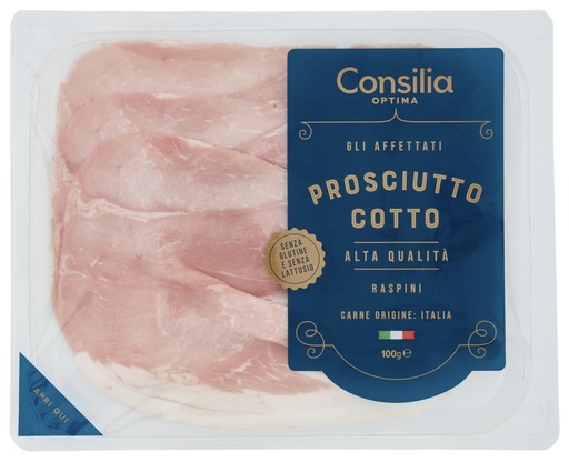 [776861] Consilia - Prosciutto cotto Nazionale 100g
