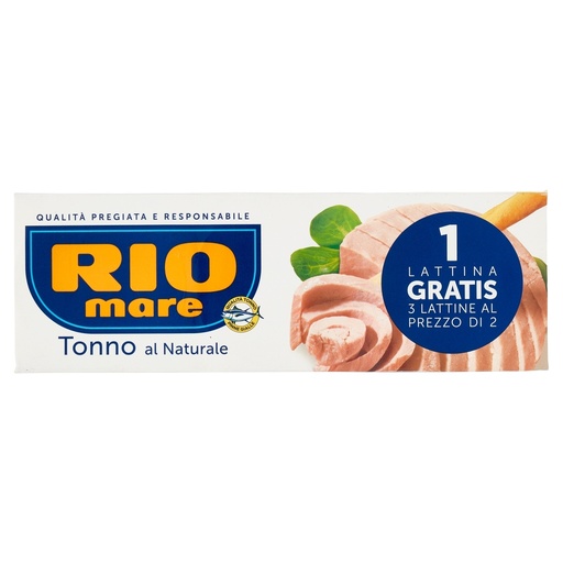 [031995] Rio Mare - Tuna in Brine - 3 x 80g Multipack