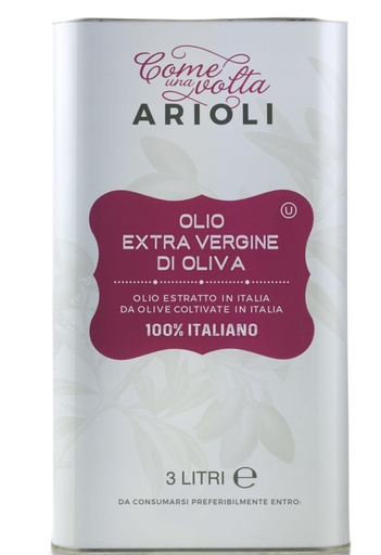 [116816] Arioli - Olio Extravergine di Oliva 100% Italiano 3L