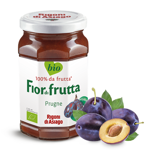 [266595] Rigoni di Asiago - Fiordifrutta Plum Organic Fruit Spread 有機西梅果醬 330g