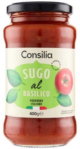 [328500] Consilia - Sugo Pomodoro e Basilico 400g