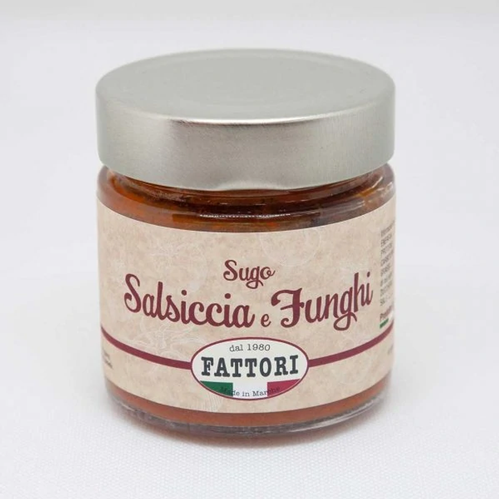 Fattori - Sausage Mushroom Sauce Gluten Free 185g
